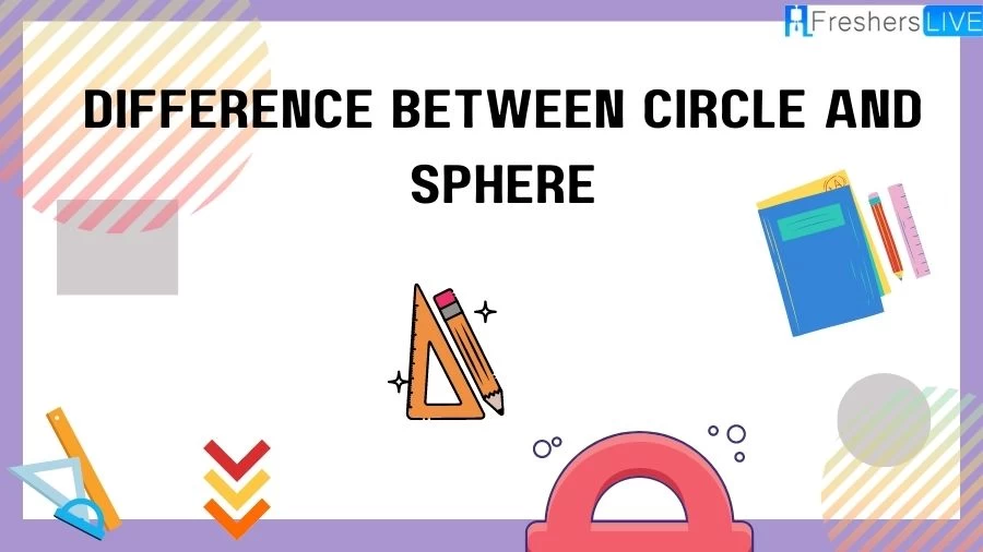 Know the Differences between Circle and Sphere. Understand their dimensional properties, geometric shapes, and applications. Learn how circles exist in two dimensions with a flat surface, while spheres exist in three dimensions as solid, ball-like objects with curved surfaces and volume.