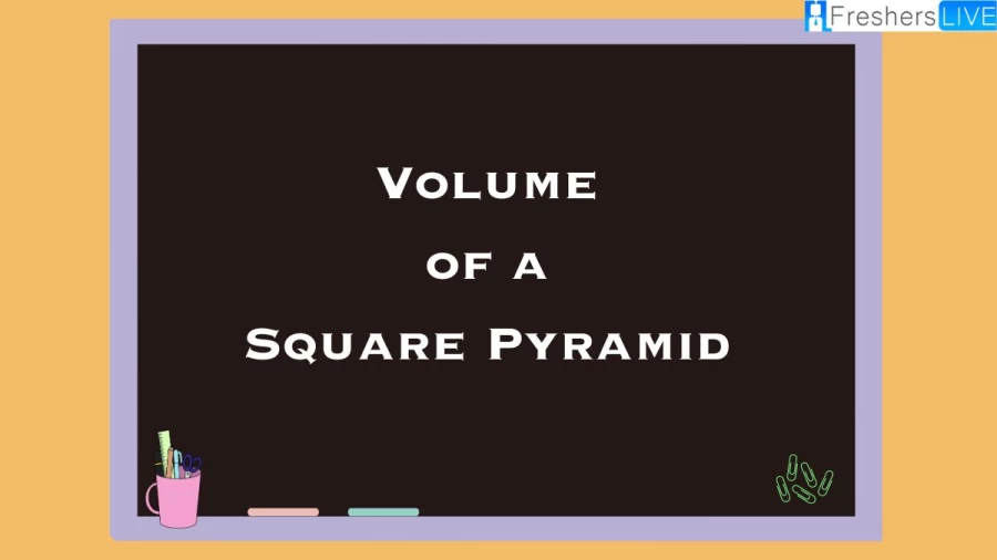 Learn Volume of a Square Pyramid Formula and Unravel the secrets of this 3D shape's volume with our concise guide. Master the straightforward calculations and elevate your geometry skills today.