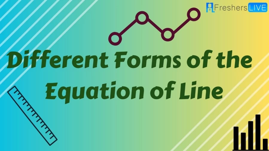 Explore the different forms of the equation of line, including slope-intercept, point-slope, general, and intercept forms. Discover how each form represents different aspects of a line's characteristics and relationships between variables.