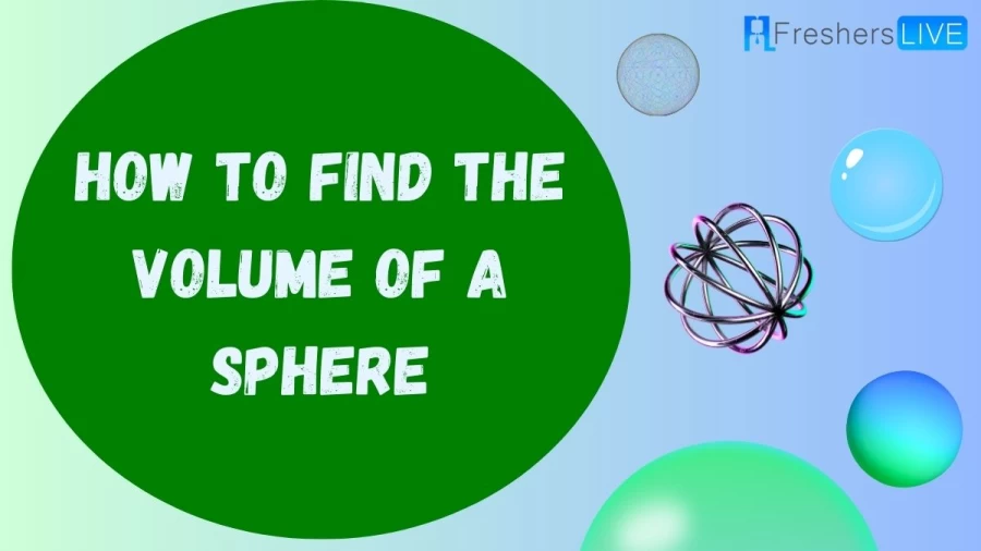 Discover how to find the volume of a sphere, one of the most basic three-dimensional shapes. Learn the formula and step-by-step process for finding the volume of a sphere using its radius or diameter.