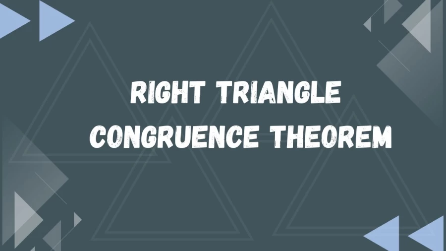 "Discover the power of the Right Triangle Congruence Theorem! Explore this fundamental geometric principle that unlocks the secrets of congruent right triangles. Learn how this theorem reveals the fascinating relationships between angles and sides.