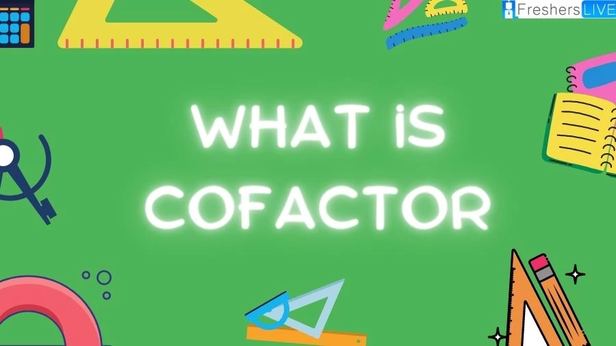 Cofactor is a comprehensive term often used in mathematics and matrices, Explore the essential concept of cofactors in matrices and determinants. Learn how these vital elements contribute to various mathematical operations and their significance in solving equations and systems