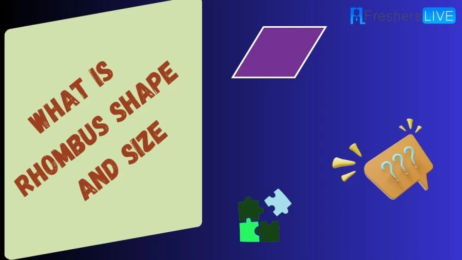 Unlock the secrets of the what is rhombus shape and size. Explore the defining characteristics and measurements of this geometric figure.