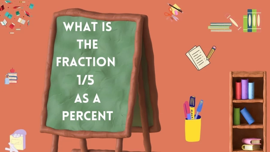 What is the Fraction 1/5 as a Percent? The fraction 1/5 can be converted to a percentage by multiplying it by 100, resulting in 20%. Discover how to convert 1/5 to a percentage and explore the relationship between fractions and percentages.