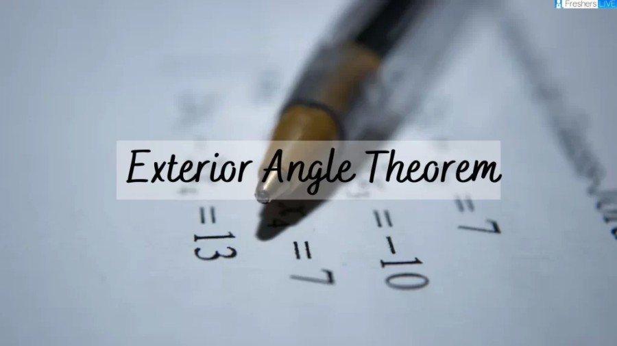 The Exterior Angle Theorem is a fundamental concept in geometry that relates the measure of an exterior angle of a triangle to the measures of the two non-adjacent interior angles. The Exterior Angle Theorem states that the measure of an exterior angle of a triangle is equal to the sum of the measures of the two non-adjacent interior angles. The Exterior Angle Theorem is a key concept that students must master in order to be successful in geometry, as it is used extensively in more advanced topics such as trigonometry and calculus.