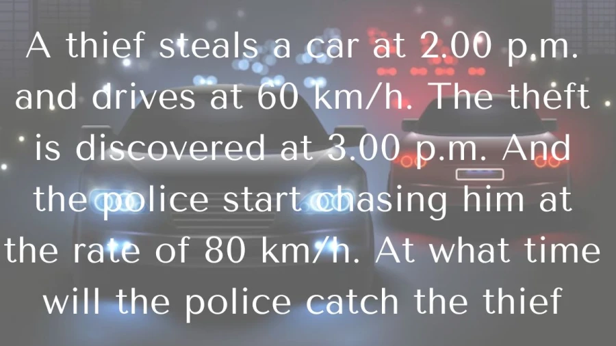 Find out what happens when the police chase down a car thief on the highway.
