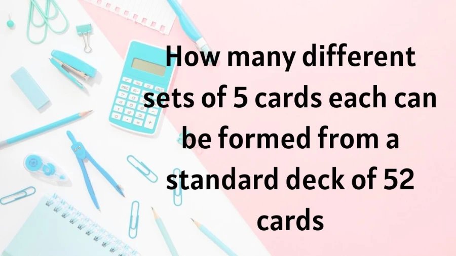 Explore the world of card combinations! Dive into the calculations to determine the total count of 5-card sets that can be drawn from a standard deck of 52 cards.