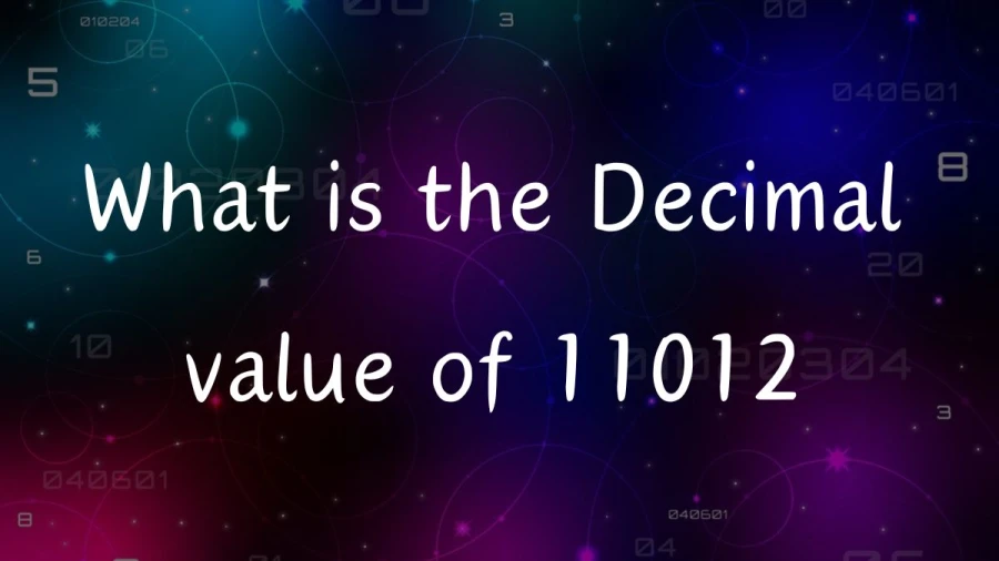 Discover the decimal equivalent of binary number 11012. Get the conversion instantly.